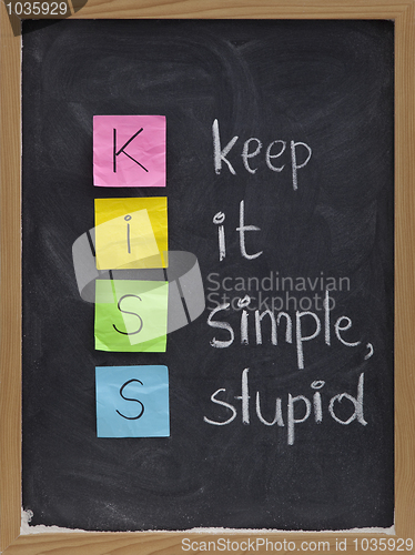 Image of keep it simple, stupid - KISS principle