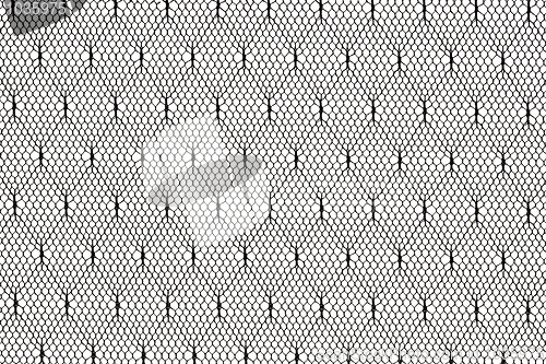 Image of black lace fabric pattern
