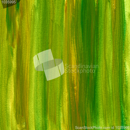 Image of green and brown painted paper background