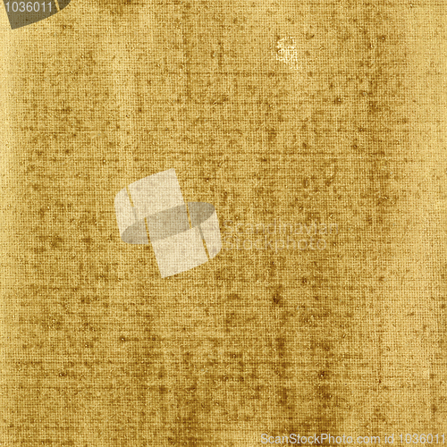 Image of brown watercolor abstract with canvas texture