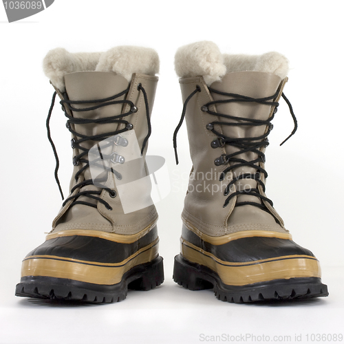 Image of heavy snow boots