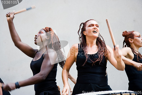 Image of Females drummers