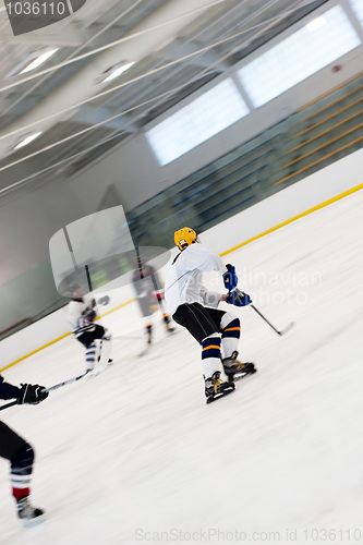 Image of Men Playing Hockey