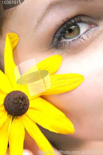 Image of Yellow Flower Girl