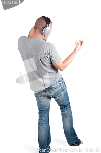 Image of Man isolated on white