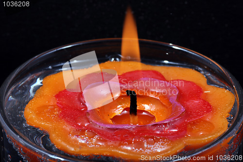 Image of candle wax 