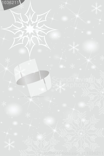 Image of Abstract snowflakes background