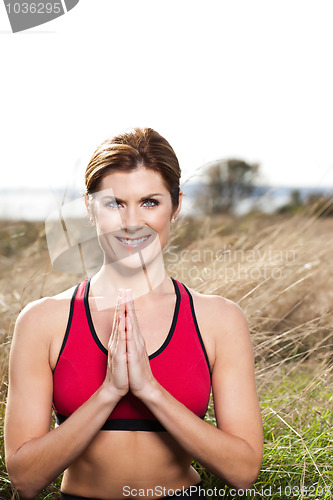 Image of Meditating yoga woman