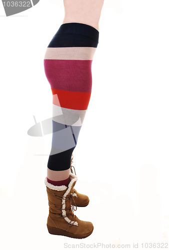 Image of Colorful tights.