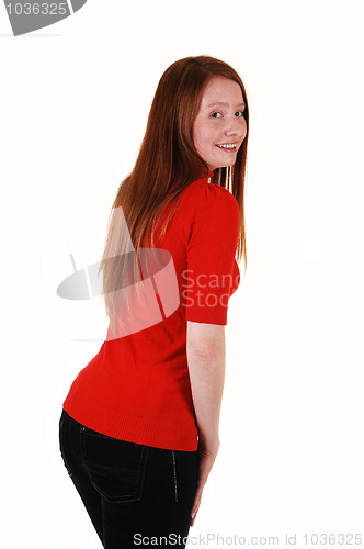 Image of Pretty girl smiling.