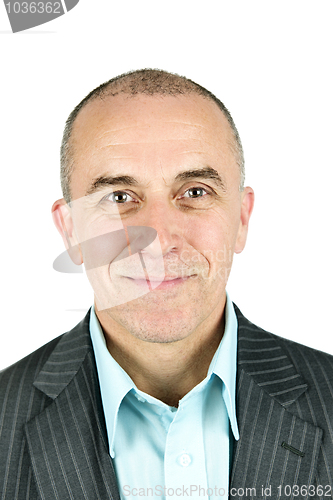 Image of Businessman on white background