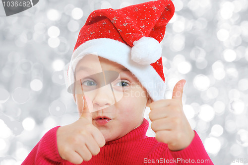 Image of Santa girl