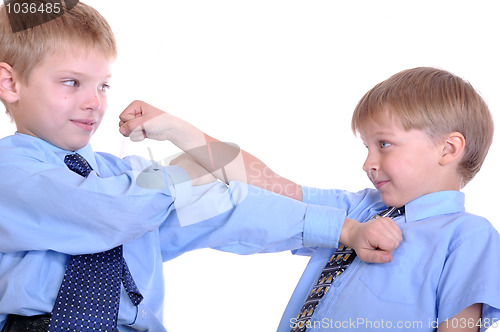 Image of boys fighting