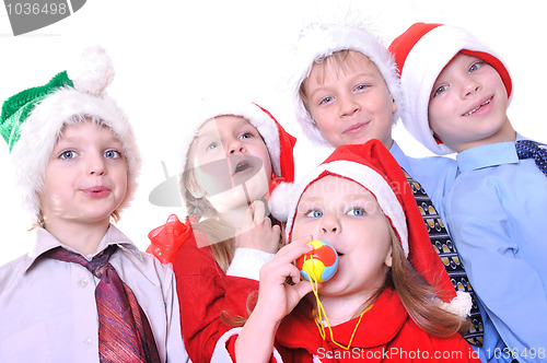 Image of Christmas children