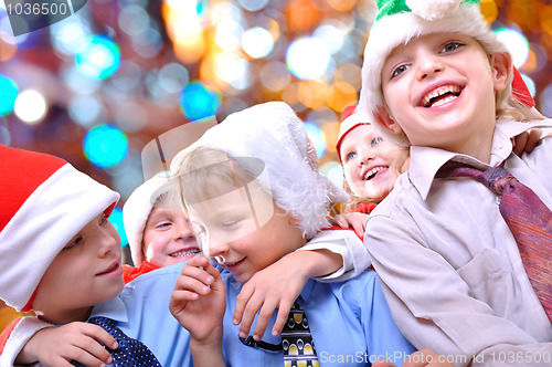 Image of Christmas happy kids