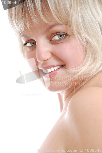 Image of beautiful blond woman