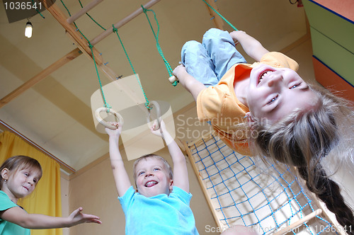 Image of children playing at home