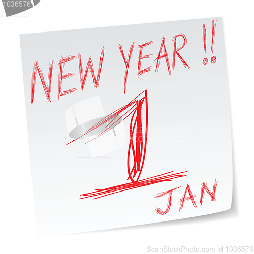 Image of new year calendar