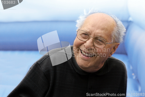 Image of Laughing old man