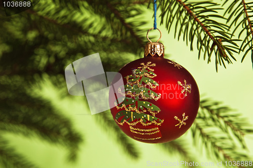 Image of New Year's and Christmas ornaments