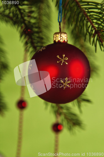 Image of New Year's and Christmas ornaments