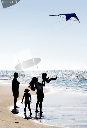 Image of Family and a kite