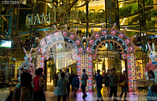 Image of Christmas shopping in Bangkok, Thailand