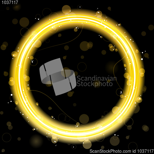 Image of Alphabet Golden Letters with Glitter and Sparkles