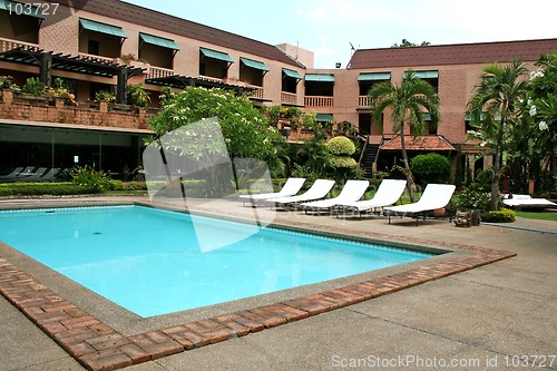 Image of Tropical poolside