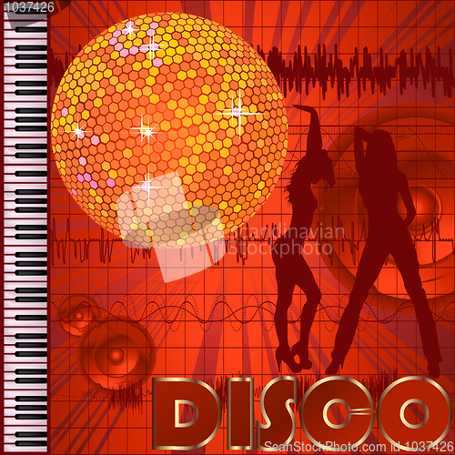 Image of Disco club background 
