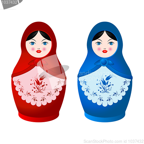 Image of Two Matryoshka