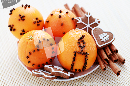 Image of oranges and gingerbreads