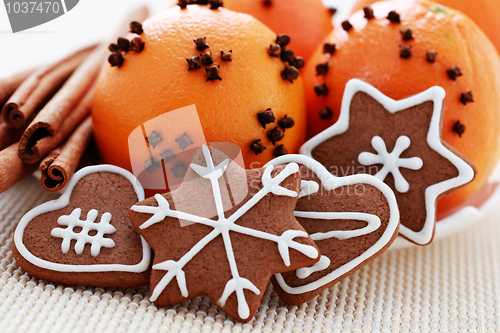 Image of oranges and gingerbreads