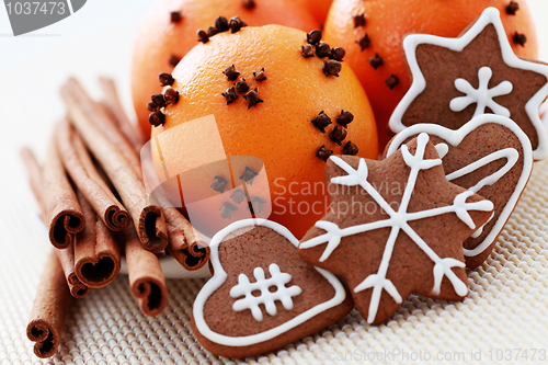 Image of oranges and gingerbreads