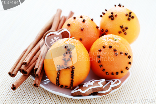 Image of oranges and gingerbreads