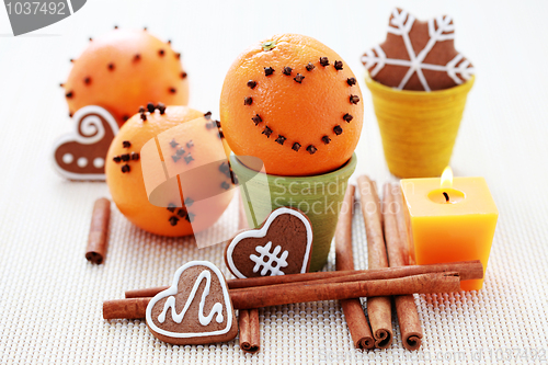 Image of oranges and gingerbreads
