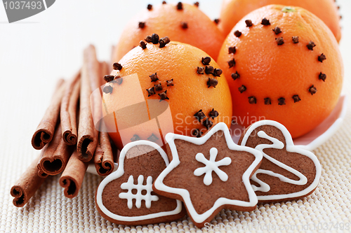 Image of oranges and gingerbreads