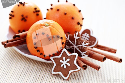 Image of oranges and gingerbreads