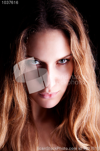 Image of Beautiful Blonde Woman,