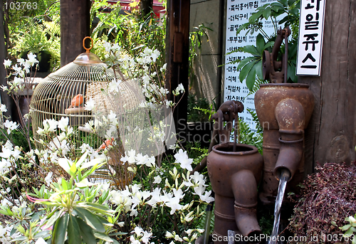 Image of Entrance to a Korean restaurant