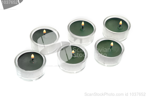 Image of Green candles