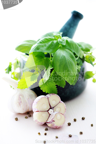 Image of herbal mortar and pestle