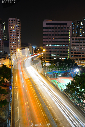 Image of night scenes of city