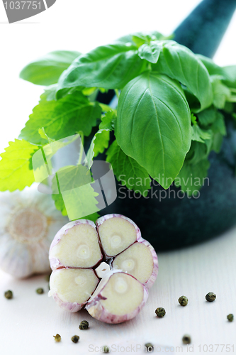 Image of herbal mortar and pestle