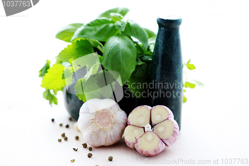 Image of herbal mortar and pestle