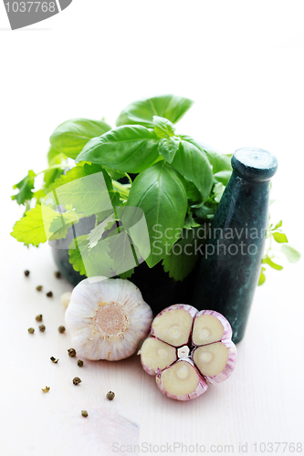 Image of herbal mortar and pestle