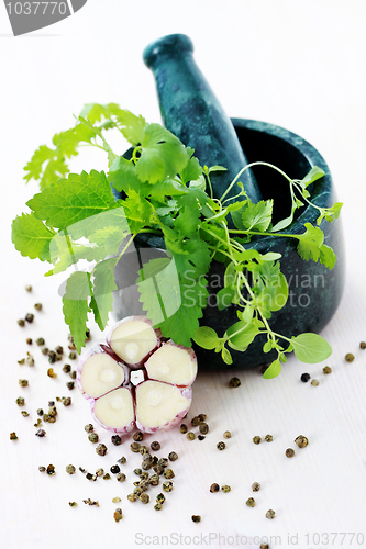 Image of herbal mortar and pestle