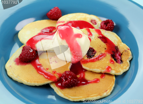 Image of Raspberry Pancakes