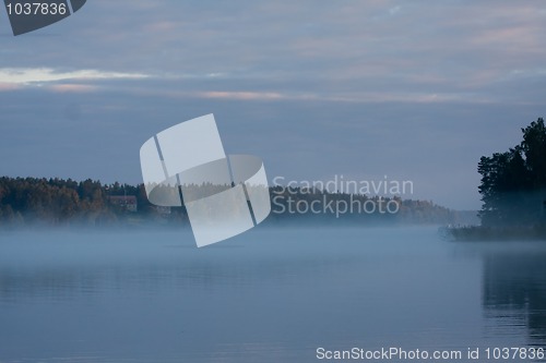 Image of Mist over water