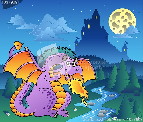 Image of Fairy tale image with dragon 3